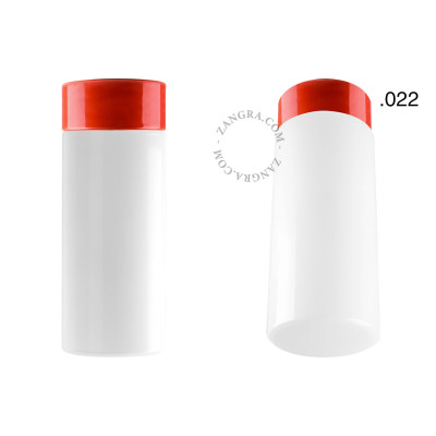 Porcelain ceiling lamp david.c.r with opal glass shade 022 red Zangra