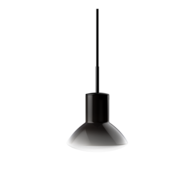 Szara lampa wisząca Onda Grey ze szklanym kloszem Grupa Products