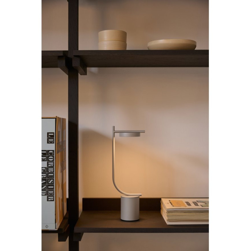 Szara lampa przenośna Igram "J" lampa stołowa IP44 Grupa Products
