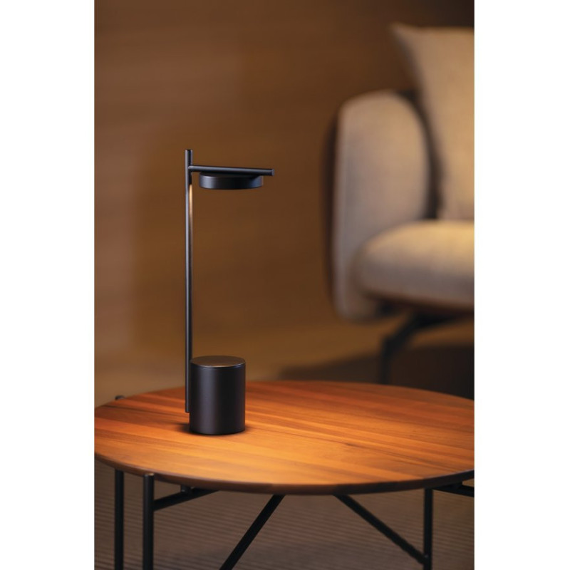 Czarna lampa przenośna Igram "I" lampa stołowa IP44 Grupa Products