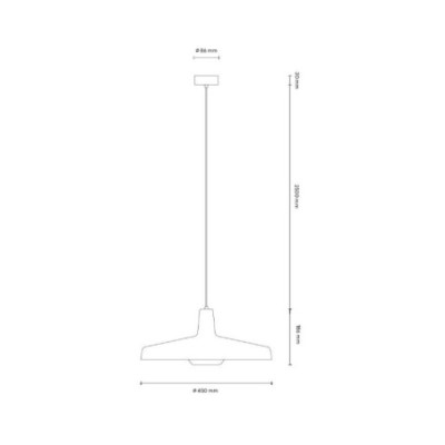 Grupa Arigato Blue Large Pendant Light