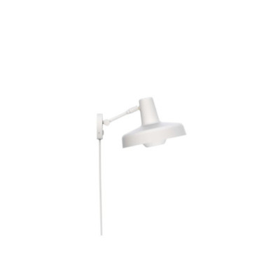 Biały kinkiet Arigato Wall Extra Short z odłączanym przewodem Grupa Products