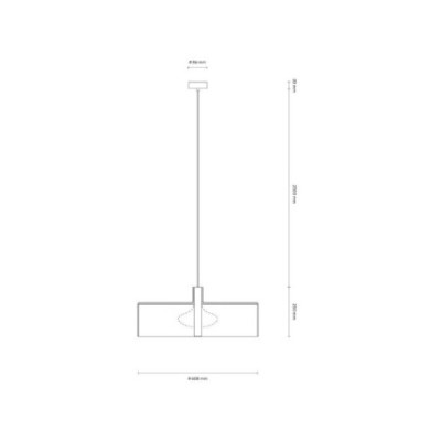 Biała lampa wisząca Okolo 60 z białym tekstylnym abażurem Grupa Products