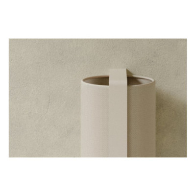 Biała lampa ścienna Okolo Wall Small z białym tekstylnym abażurem Grupa Products