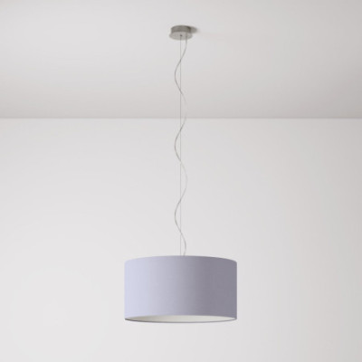 lampa wisząca Cilindro Medium Teletta w kolorze liliowym z abażurem FPN