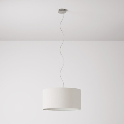 lampa wisząca Cilindro Medium Arenal w kolorze piaskowym z abażurem FPN