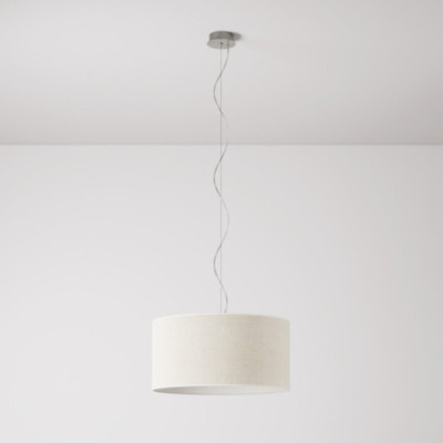 lampa wisząca Cilindro Medium Juta w kolorze jasnej juty z abażurem FPN