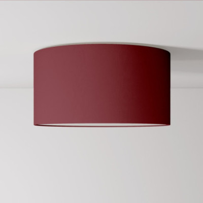 FPN Medium Arenal Burgundy Fabric Ceiling Light