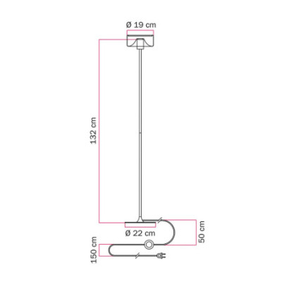 Biała lampa podlogowa MAG-Y z przezroczystą żarówką Ghost G02 Creative-Cables