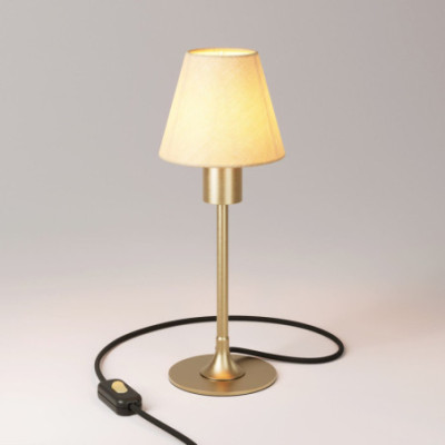 Brązowa lampa stołowa MAG-Y z abażurem Creative-Cables