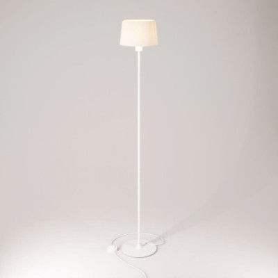 Biała lampa podłogowa MAG-Y z abażurem Athena Creative-Cables