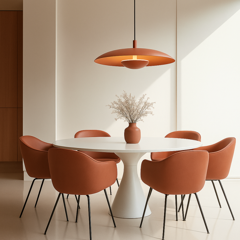 Argon BOLTON Terracotta Integrated LED Pendant Light