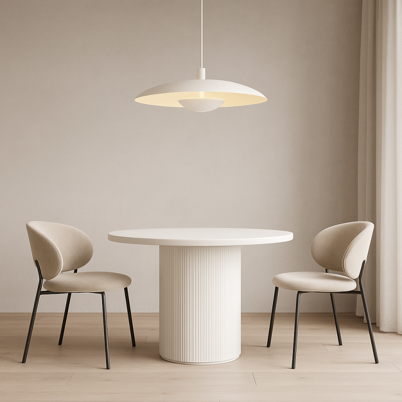 Lampa wisząca BOLTON w kolorze kremowej bieli Argon
