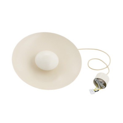 Lampa wisząca BOLTON w kolorze kremowej bieli Argon