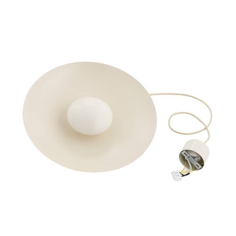 Lampa wisząca BOLTON w kolorze kremowej bieli Argon