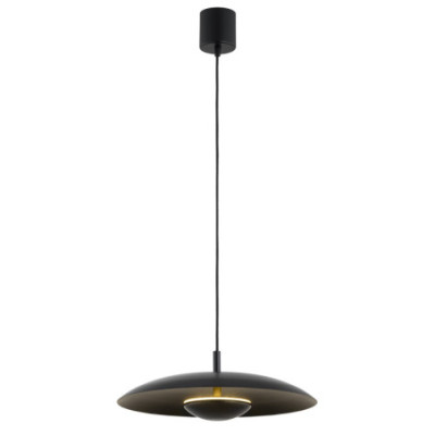 Czarna lampa wisząca BOLTON Argon