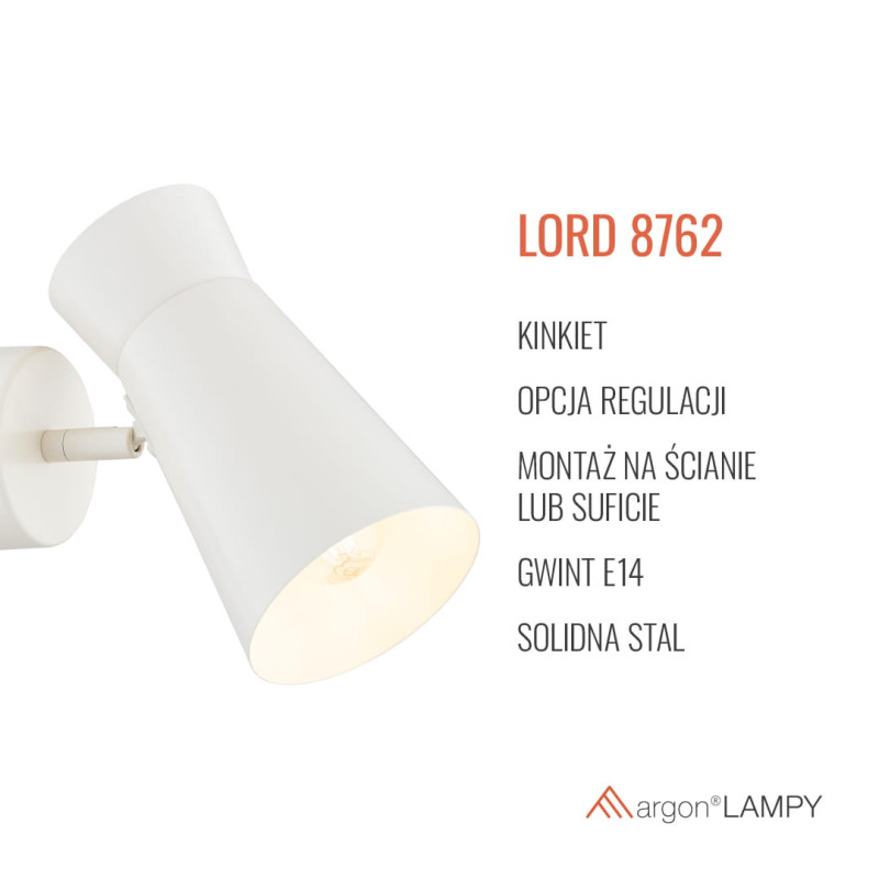 LORD Cream White Steel Spotlight
