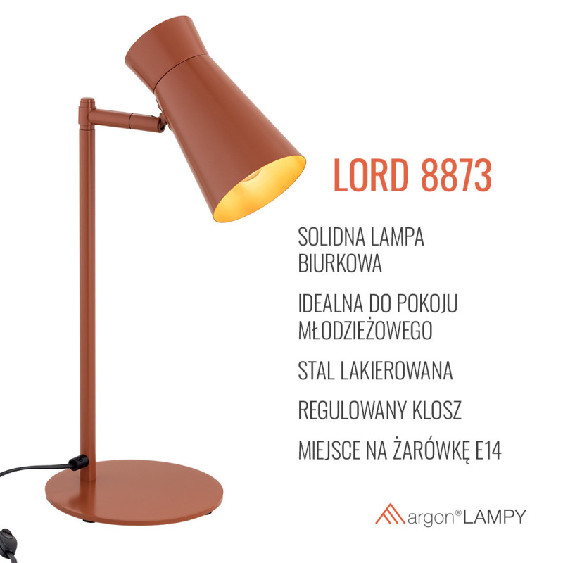 Argon LORD Terracotta Table Lamp