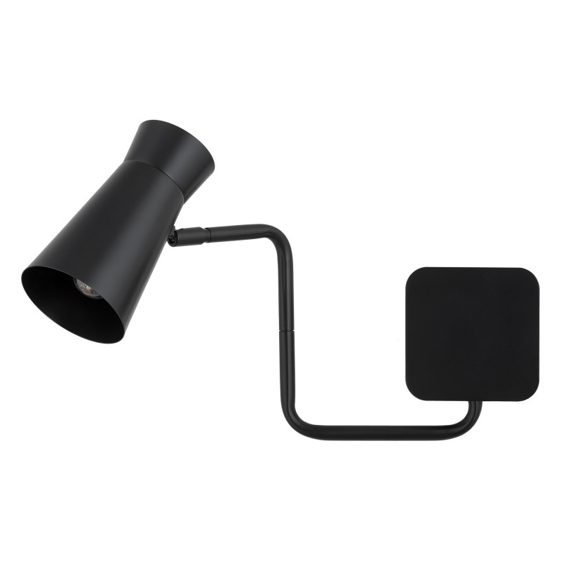 Argon LORD Black Wall Light with Adjustable Shade