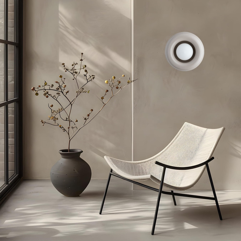 Argon TEVO Cashmere Glass Wall Light