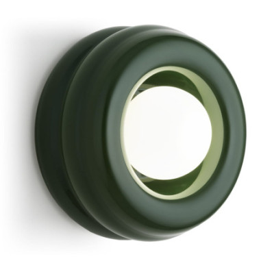 Argon TEVO Green Glass Wall Light