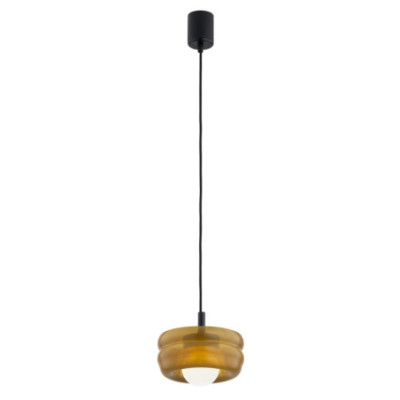 Bursztynowa lampa wisząca Tevo Argon