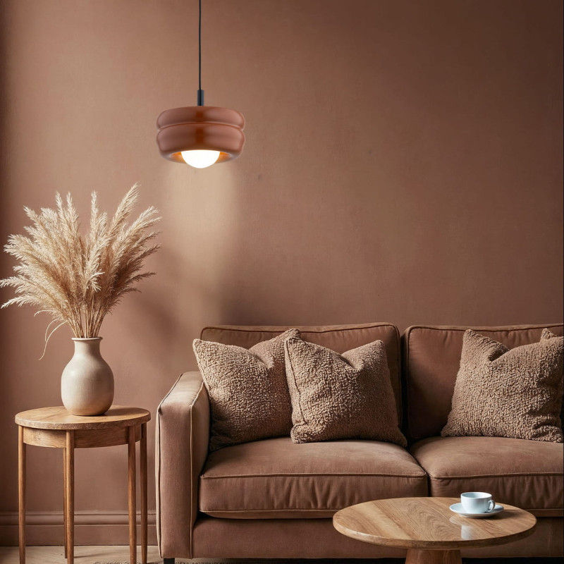 Argon TEVO Terracotta Glass Pendant Light