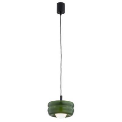 Zielona lampa wisząca Tevo Argon
