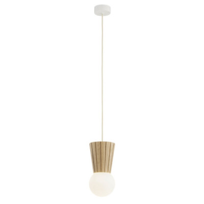 Argon VOLANTE Light Wood Effect Pendant Light