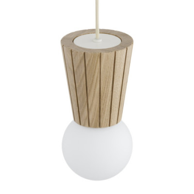 Argon VOLANTE Light Wood Effect Pendant Light
