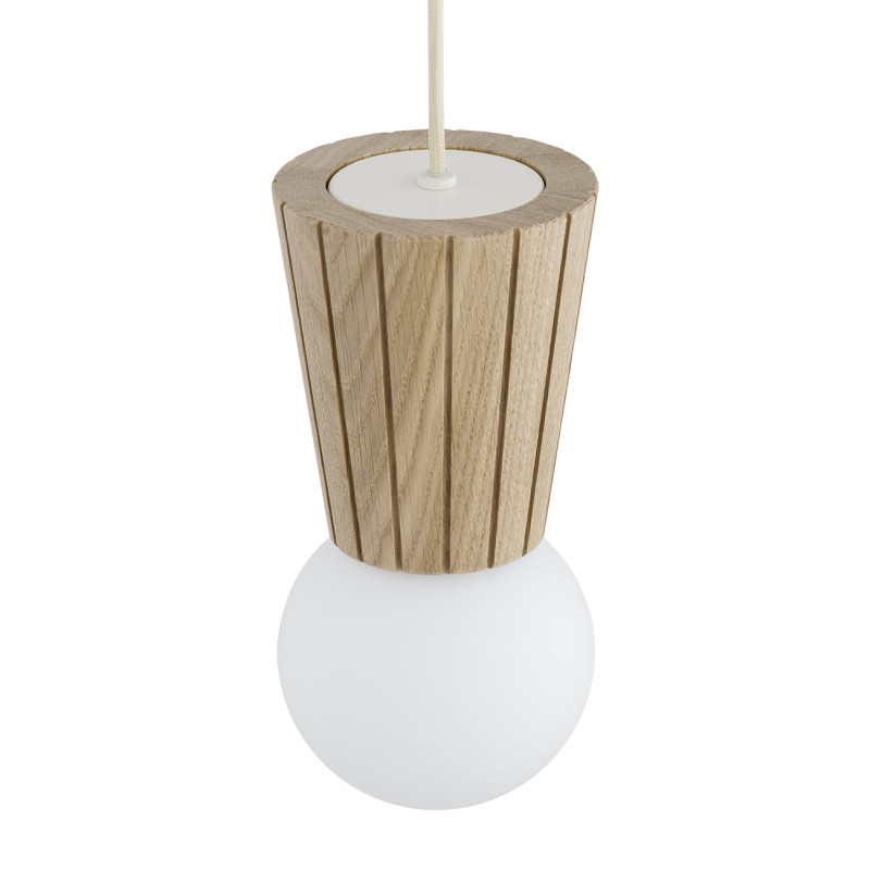 Argon VOLANTE Light Wood Effect Pendant Light