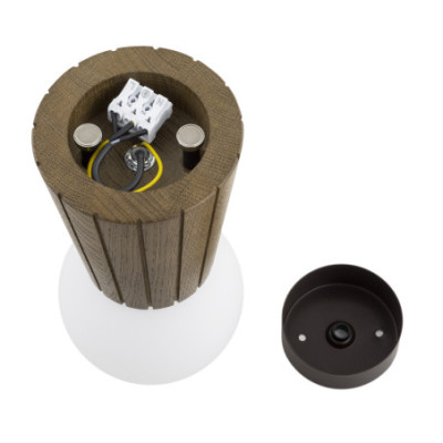 Argon VOLANTE Dark Wood Effect Ceiling Light