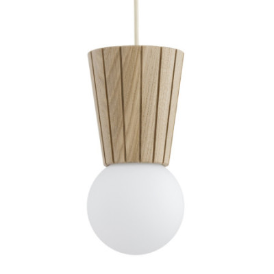 Argon VOLANTE Light Wood Effect Triple Ceiling Light