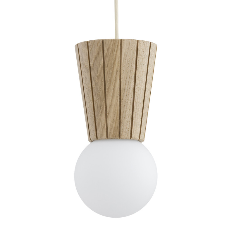 Argon VOLANTE Light Wood Effect Triple Ceiling Light