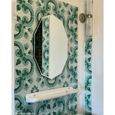 White porcelain bathroom shelf Zangra