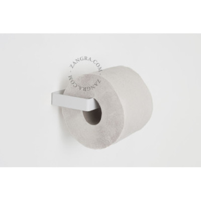 Abel white toilet roll holder Zangra