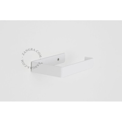 Abel white toilet roll holder Zangra