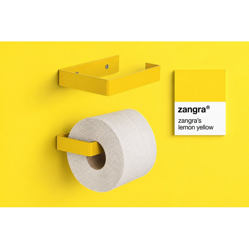 Abel yellow toilet roll holder Zangra