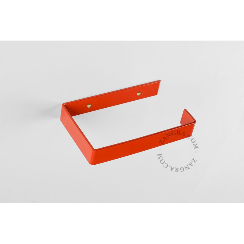 Abel red toilet roll holder Zangra