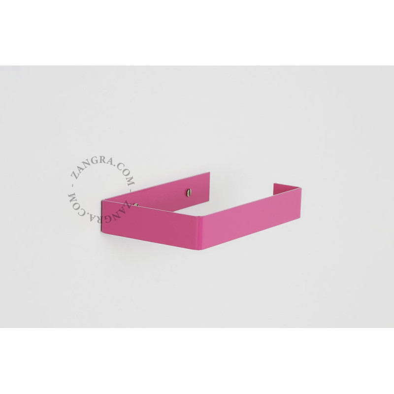 Abel pink toilet roll holder Zangra