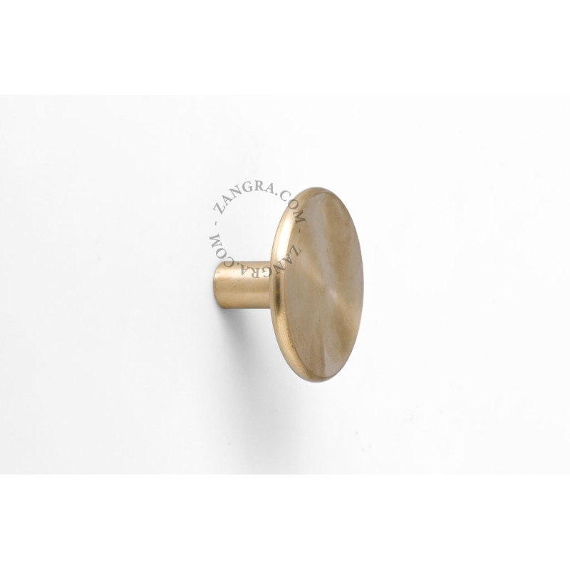 Gold brass hook - 6 cm diameter Zangra