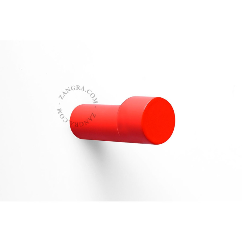 Red lacquered brass hook Zangra