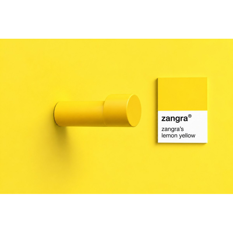 Yellow lacquered brass hook Zangra