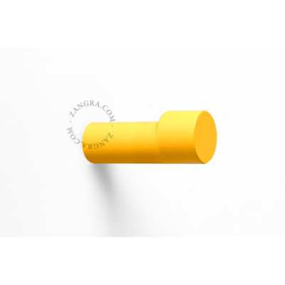 Yellow lacquered brass hook Zangra