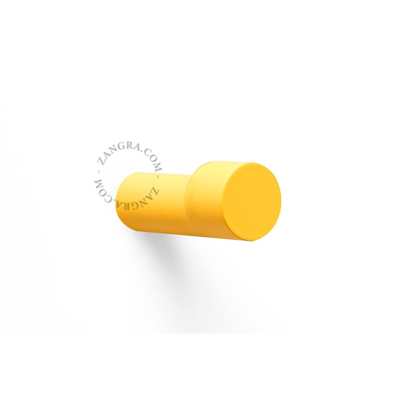 Yellow lacquered brass hook Zangra