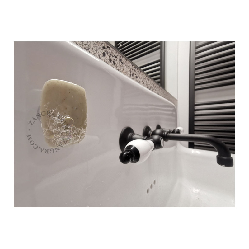 Silver magnetic soap holder Zangra