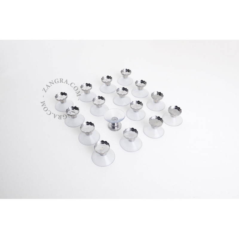 Silver magnetic soap holder Zangra