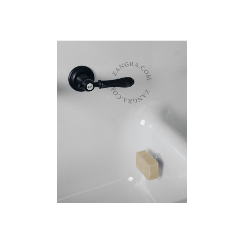 Silver magnetic soap holder Zangra
