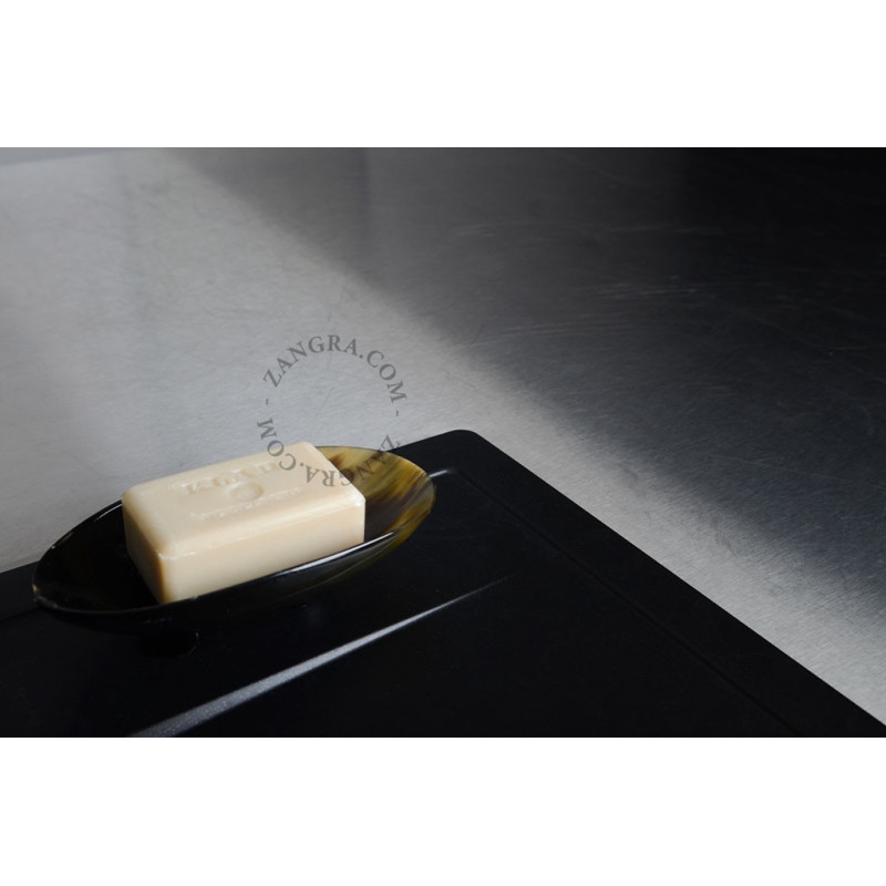 Natural horn soap dish Zangra