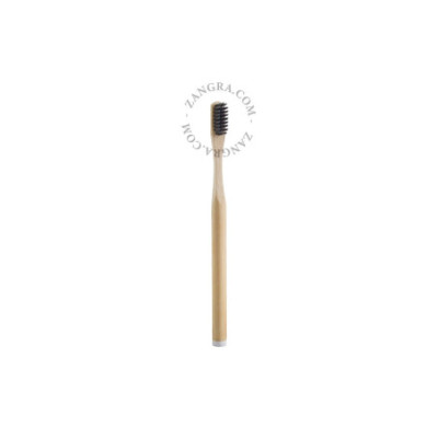 Bamboo toothbrush – white Zangra